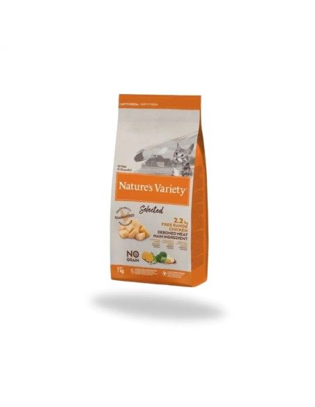 Comida para Gatitos NATURES VARIETY Selected Kitten Pollo 1,25kg